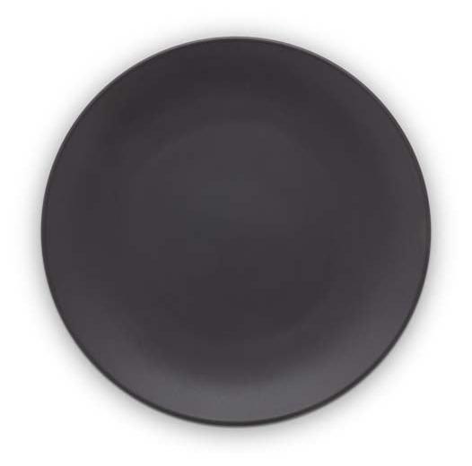 Vtwonen diner bord Matt Black 25.5cm